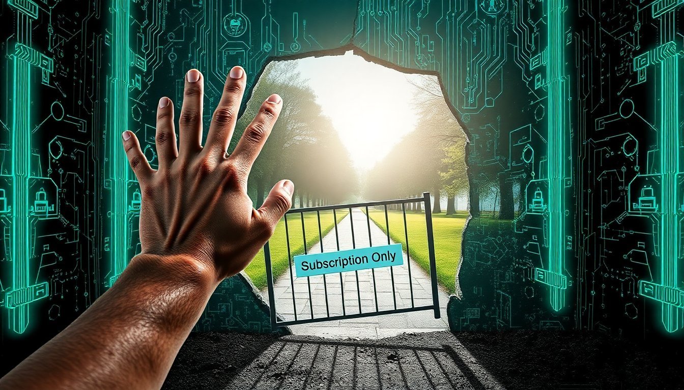 Current AI's Free Web: The Real Threat to Big Tech's Walled Gardens