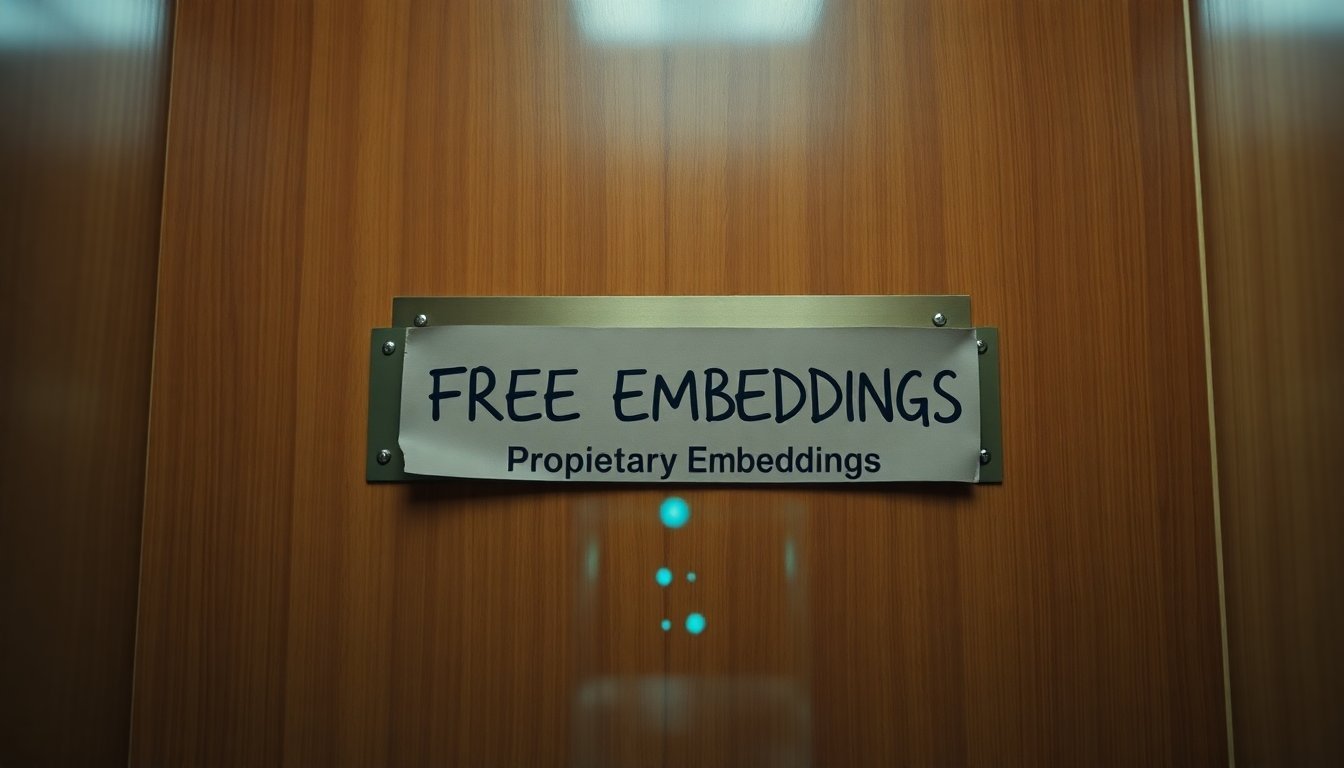 HuggingFace Just Killed Proprietary Embeddings