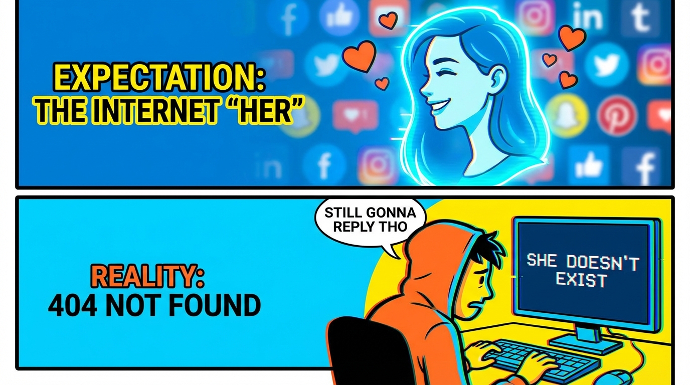 If you've ever felt a connection that wasn't really there, you'll understand this. 😶