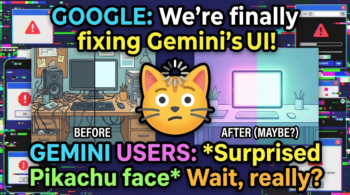 Google's "Fix" for Gemini: A Risky UI Gamble That's Sparking Outrage 🔧